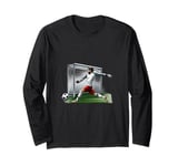 Soccer Ball Goal Graphic Long Sleeve T-Shirt