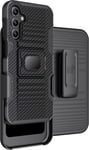 Rugged Case with Stand and Belt Clip Holster Combo Samsung Galaxy A15 5G Phone