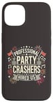 Coque pour iPhone 13 Professional Party Crashers nous ont embauché musique assortie festive