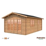 Palmako Irene Stuga 19,8 m²/inv. 19 m², brun impregnerad