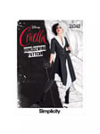 Simplicity Misses' Disney Cruella Coat Costume Sewing Pattern, S9340, R5