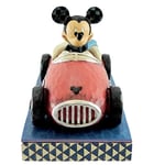 Disney Traditions 4027949 Mickey en Voiture Résine 12 cm