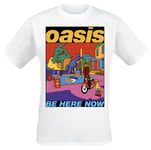 Oasis Be Here Now Colour T-Shirt white