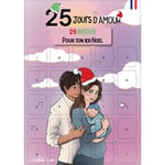 Calendrier de l'avent 1er noël 25 bisous