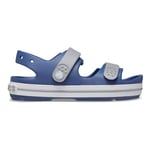 Crocs Unisex Kids Crocband Cruiser Sandal T, Bijou Blue Light Grey, 8 UK Child