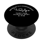 Drôle cardiologue A-fib Heart Doctor Collaborer PopSockets PopGrip Adhésif