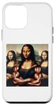 Coque pour iPhone 12 mini Léonard de Vinci Mona Lisa drôle