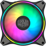 Cooler Master MasterFan MF120 Halo 3in1 Fan 12 cm Svart, Grå