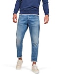 G-Star Homme Jean 3301 Regular Tapered, Bleu (worn in azure 51003-B631-A795), 38W / 34L