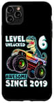 iPhone 11 Pro Max Level 6 Unlocked T Rex Monster Truck Dinosaur 6th Birthday Case