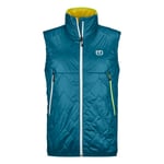 Ortovox Swisswool Piz Vial Vest - Veste en laine mérinos homme Petrol Blue S