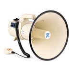 Large Rechargeable Megaphone Handheld Loud Hailer with Microphone, BT - MEG120