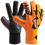 Rinat Gants de Gardien de But de Football Meta Tactik GK AS Junior Orange Unisexe Taille 4