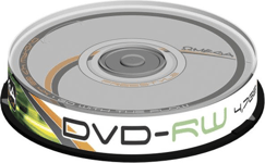 Omega Dvd-Rw 4.7 Gb 4X 10 Pieces (40151)