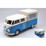 VW TYPE 2 (T1) 1965 DELIVERY VAN FOOD TRUCK BLUE 1:24 MotorMax Modellino