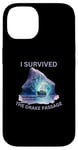 iPhone 14 Antarctica I Survived The Drake Passage Purple Iceberg Case