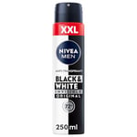 NIVEA MEN Déodorant en spray Black & Whiteinvisible Original AT 250 ml