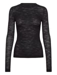 Rodebjer Henna Tops T-shirts & Tops Long-sleeved Black RODEBJER