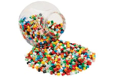 HAMA Maxi Beads  - 2,000pcs. stackable blue bucket (8589)