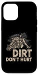 Coque pour iPhone 15 Pro Dirt Don't Hurt Motocross Rider Motocross Dirt Bike Rider