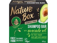 Nature Box Solid Schampo För Hår Med Avokadoolja Nature Box Avocado Oil 85 G