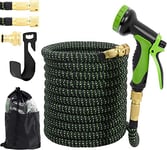 Garden Hose 75FT Expandable Garden Hose Kink-Free Flexible Water Hose with 10-Pattern Spray Nozzle