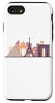 Coque pour iPhone SE (2020) / 7 / 8 Tour Eiffel de voyage cool ville Paris France silhouette cadeau