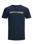 Jack & Jones Men's Jjecorp Logo Tee Crew Neck Noos Ps T Shirt, Blazer Navy, 3XL UK