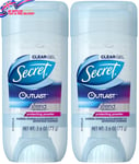 Secret Antiperspirant and Deodorant for Women, Outlast Xtend Clear Gel 