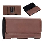 BECPLT Galaxy S23 Ultra Note 20 Ultra 5G Note 10+ Plus 5G Holster Leather Carrying Cell Phone Holder Belt Clip Holster Case Pouch for Samsung Galaxy S22 Ultra S20 Ultra 5G Note 9 8 Galaxy A71 5G Brown