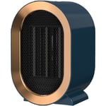 Ensoleille - 1200W radiateur soufflant ménage bureau silencieux ptc chaleur rapide chauffage chambre sûr et économie d'énergie - bleu