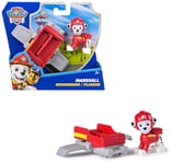 Paw Patrol: Action Pups, Figurine d'action Marshall et Avion Hoverboard avec Ailes rabattables