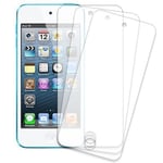 NOVAGO Compatible iPod Touch 5, iPod Touch 6,Touch 7-3 Films Protection écran Transparents de qualité Traitement Anti Rayure