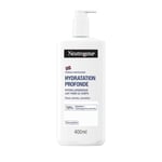 Neutrogena | Lait pour le corps Hydratation Profonde hypoallergénique (flacon-pompe de 400 ml) – Lait corps sans parfum pour peaux sèches et sensibles