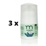 Deodorantti-antiperspirantti Margarita 2in1 salviauutteella, 50ml x 3 kpl