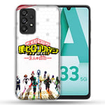 Coque pour Samsung Galaxy A33 5G Manga My Hero Academia Blanc