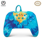 Manette Filaire Amelioree pour Nintendo Switch - Tie and Dye Pikachu