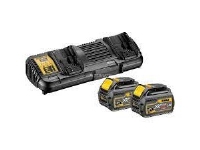 DeWALT DCB132T2-QW, Battery & charger set, Lithium-Ion (Li-Ion), 4 Ah, 18 V, DeWalt, Black, Yellow