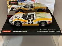 Slot Car Carrera Exclusiv 20492 Porsche Carrera 6 #86 Nurburgring 1968 1/24