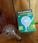 Lampe / Ampoule SYLVANIA Decor Givré E27 100W Chaud Globe Décoré Ø80