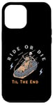 Coque pour iPhone 15 Pro Max Ride Or Die Til The End Squelette Sleigh Slay Coffin Riders