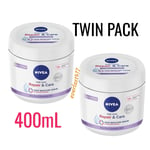 NIVEA Body Repair & Care Cream Sensitive Moisturising Cream~ Twin pack~400mL JAR