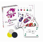 WILSON JEUX - La batârde - Jeu de Cartes et de Plis - Mélange Original et Subtil de la belote, du Bridge, du Whist et du Tarot - pour 3 à 8 Joueurs - 7257