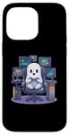 iPhone 14 Pro Max Funny Ghost Gamer Halloween Console PC Cute Gaming Ghost Case