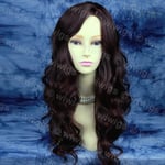 Wiwigs Stunning Long Wavy Dark Brown & Auburn Mix Ladies Wig