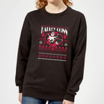 DC Harley Quinn Pull de Noël Femme - Noir - XXL