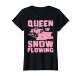 Queen Of The Snow Plow Snowplow Truck T-Shirt