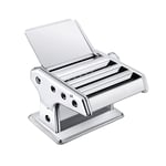 Pasta Machine Roller Machine Manual Noodle Maker Cutters with 3 Blades for Spaghetti Lasagna liatelle Manual Pasta Machines (Color : Silver, Size : 22X19X14CM) Adjustable Width