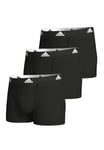 Adidas Mens Boxers (pack of 3) - Boxer Shorts Men (sizes S - 3XL) - Comfortable Boxers for Men