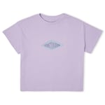 Harry Potter Honeydukes Women's Cropped T-Shirt - Lilac - XS - Lilac